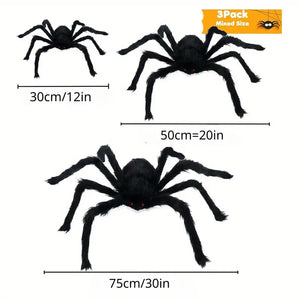 3pcs Halloween Spiders