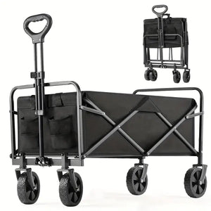 1pc Heavy-Duty Collapsible Utility Wagon Cart