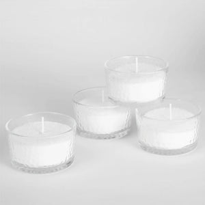 White Pearled Candle  - Whispering Woods Scented