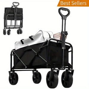 1pc Heavy-Duty Collapsible Utility Wagon Cart